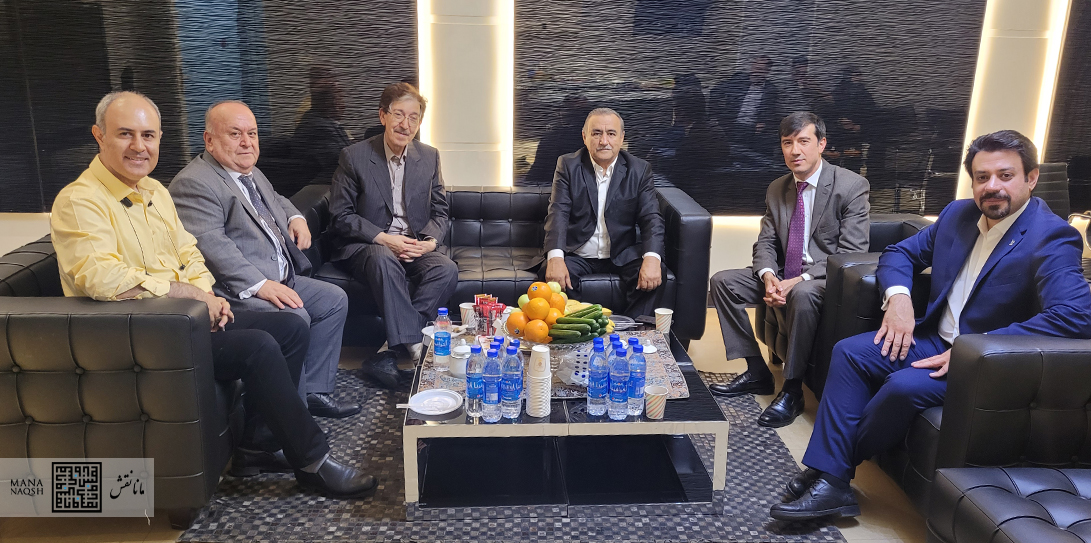 Meeting of the Managing Director of Mana Naqsh with Davlatmand Kholov, the Tajikistan Embassy Officials, and the Members of the Iran-Tajikistan Friendship Association